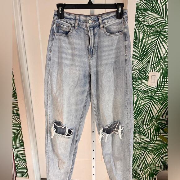 American Eagle Outfitters Women’s Relaxed Mom Jeans 0 - Picture 3 of 8